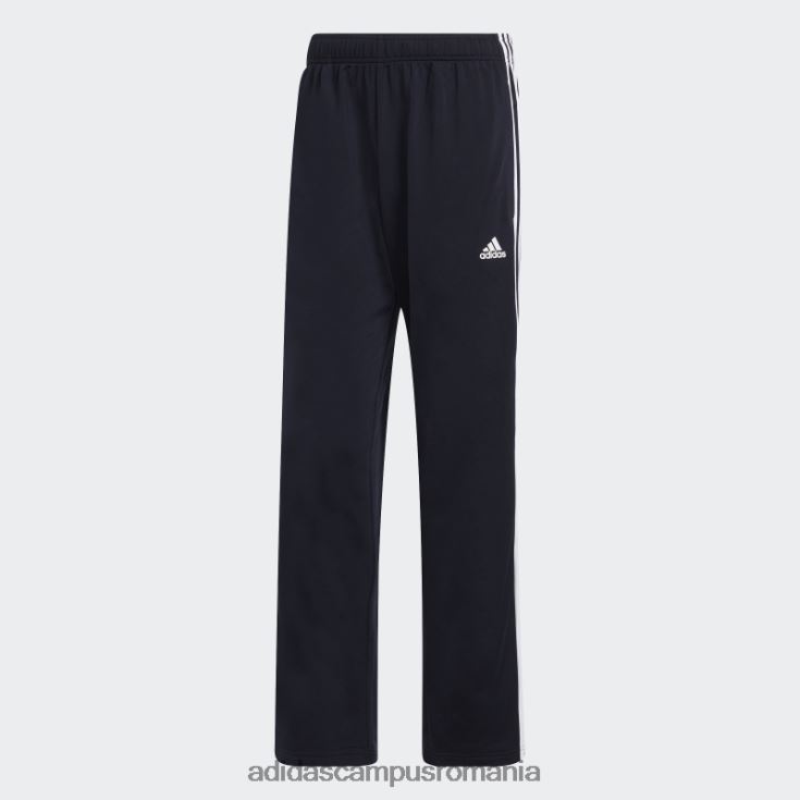 adidas campus romania ink primegreen essentials încălzire tiv deschis pantaloni de sport cu 3 dungi bărbați cerneală/alb J266N221149