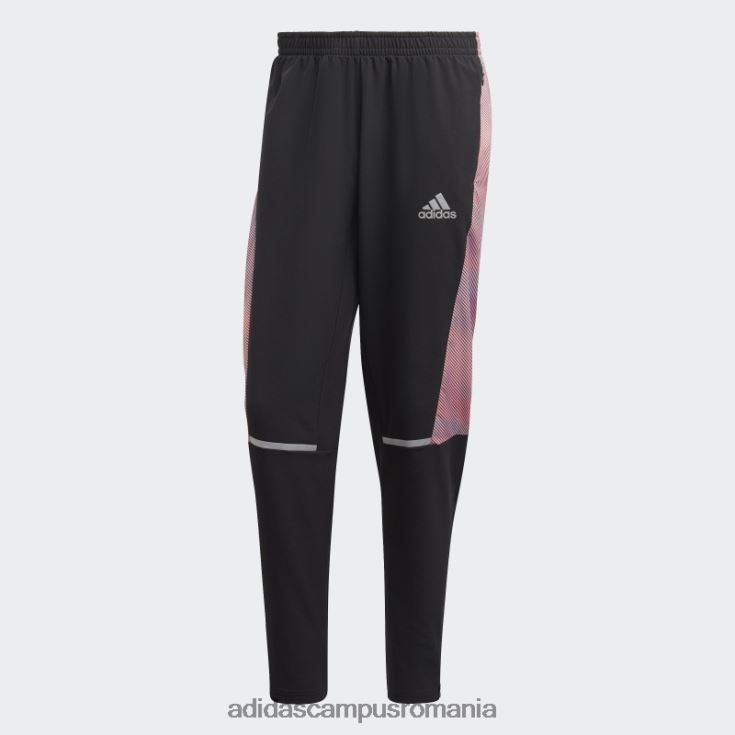 adidas campus romania negru deține pantaloni colorblock run bărbați negru/multicolor/portocaliu J266N221221
