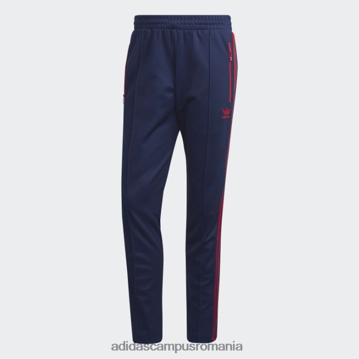 adidas campus romania pantaloni albi de sport Beckenbauer bărbați bleumarin/stacojiu/alb J266N221301