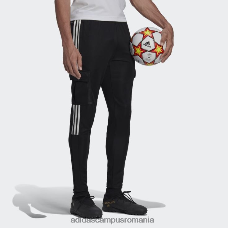adidas campus romania pantaloni cargo negri tiro bărbați negru J266N221154