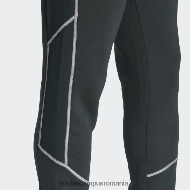 adidas campus romania pantaloni de fleece reflect-in-the-dark, verzi bărbați verde/argintiu J266N221164