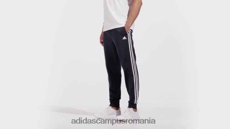 adidas campus romania pantaloni de încălzire conici cu 3 dungi cerneală bărbați cerneală/alb J266N221157
