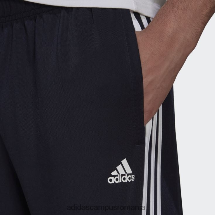 adidas campus romania pantaloni de încălzire conici cu 3 dungi cerneală bărbați cerneală/alb J266N221157