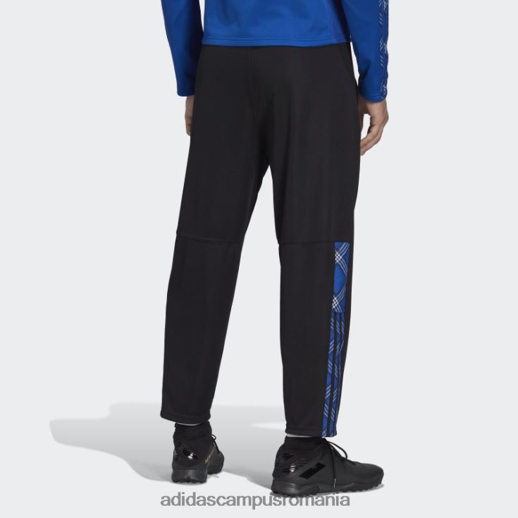 adidas campus romania pantaloni de sport tiro 7/8 albastru regal bărbați negru/albastru regal J266N221222