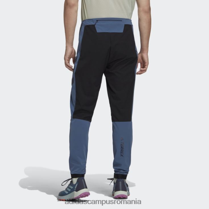 adidas campus romania pantaloni de trail-running steel terrex agravic hibrid bărbați otel/negru J266N221226
