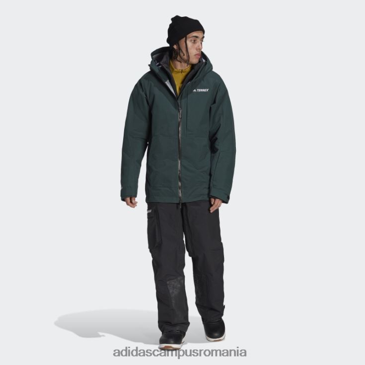 adidas campus romania pantaloni de zapada din nailon post-consum negri terrex cu 3 straturi adidas bărbați negru J266N221285