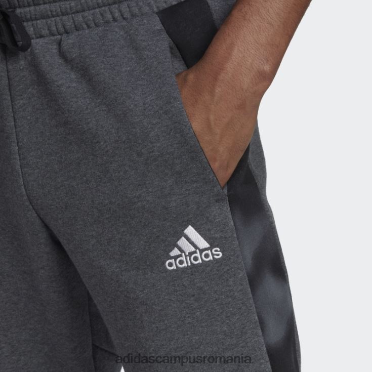 adidas campus romania pantaloni din fleece cu imprimeu camuflat gri închis bărbați erica gri închis J266N221304