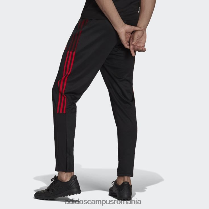 adidas campus romania pantaloni eleganti tiro roșii bărbați negru/rosu J266N221281