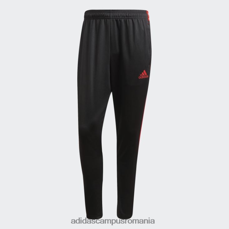 adidas campus romania pantaloni eleganti tiro roșii bărbați negru/rosu J266N221281