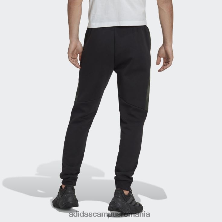 adidas campus romania pantaloni negri din fleece cu imprimeu camuflat adidas bărbați negru J266N221231