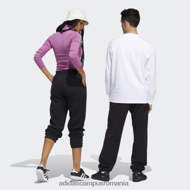 adidas campus romania pantaloni negri grei shmoofoil (gen neural) bărbați alb negru J266N221245