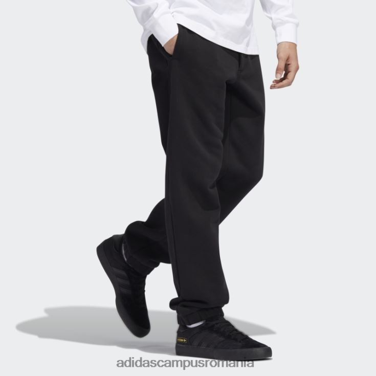 adidas campus romania pantaloni negri grei shmoofoil (gen neural) bărbați alb negru J266N221245
