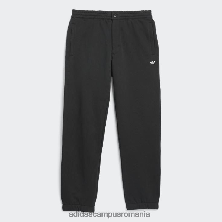 adidas campus romania pantaloni negri grei shmoofoil (gen neural) bărbați alb negru J266N221245
