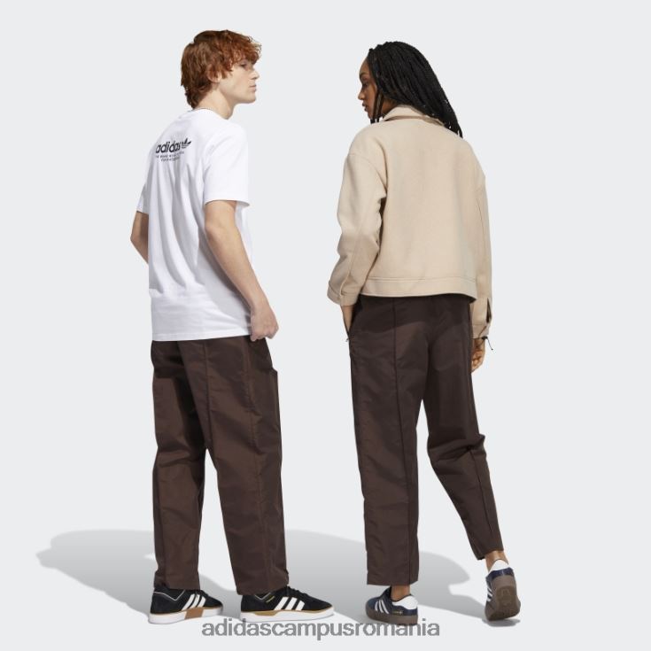 adidas campus romania pantaloni pintuck (gen neutru) maro bărbați maro J266N221158