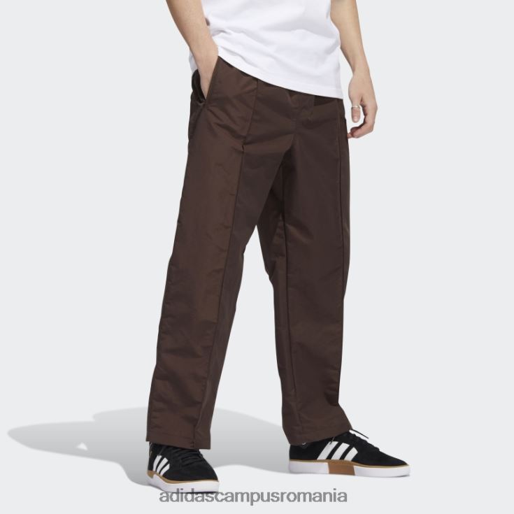 adidas campus romania pantaloni pintuck (gen neutru) maro bărbați maro J266N221158