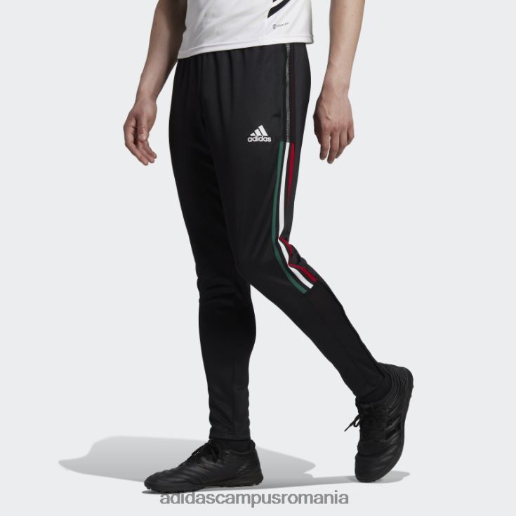 adidas campus romania pantaloni tiro verde închis bărbați negru/verde închis/alb/roșu J266N221150