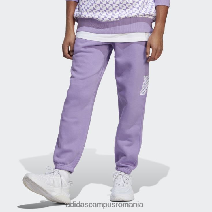 adidas campus romania pantaloni violet all szn x logomania bărbați violet J266N221269