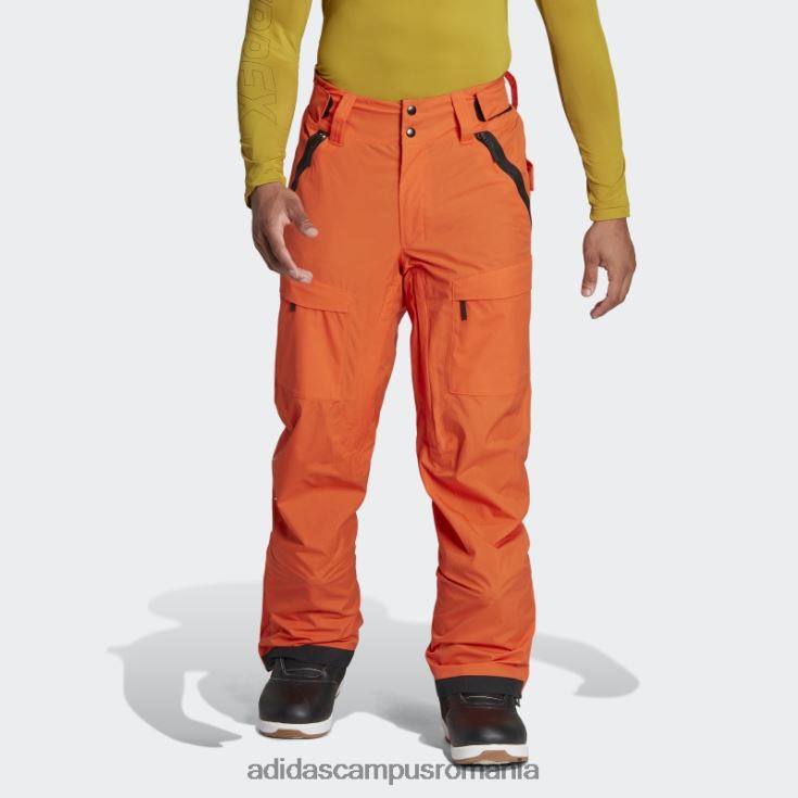 adidas campus romania resort pantaloni coajă în două straturi portocalii bărbați portocale J266N221266