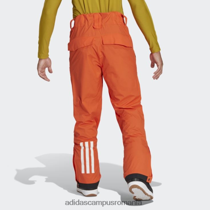 adidas campus romania resort pantaloni coajă în două straturi portocalii bărbați portocale J266N221266