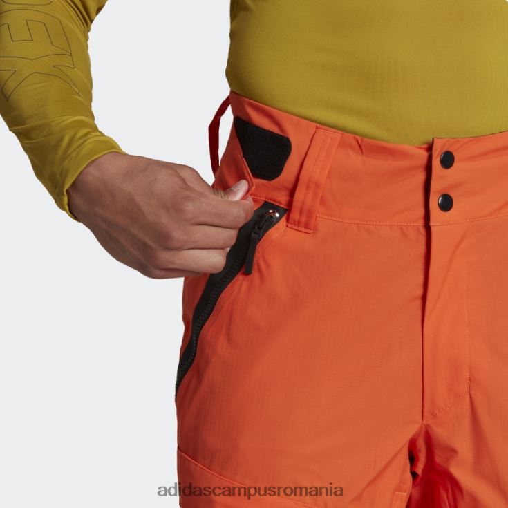 adidas campus romania resort pantaloni coajă în două straturi portocalii bărbați portocale J266N221266