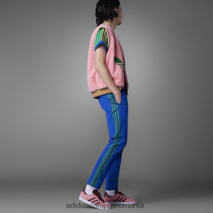 adidas campus romania royal adicolor heritage acum pantaloni de sport cu dungi bărbați regal J266N221239