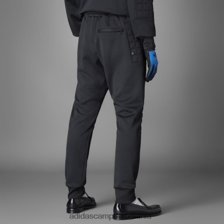 adidas campus romania varianta albastra chile 62 pantaloni matlasati negri bărbați negru J266N221223