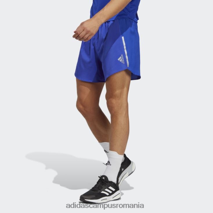 adidas campus romania 4 pantaloni scurți de alergare cu design albastru bărbați albastru J266N214014