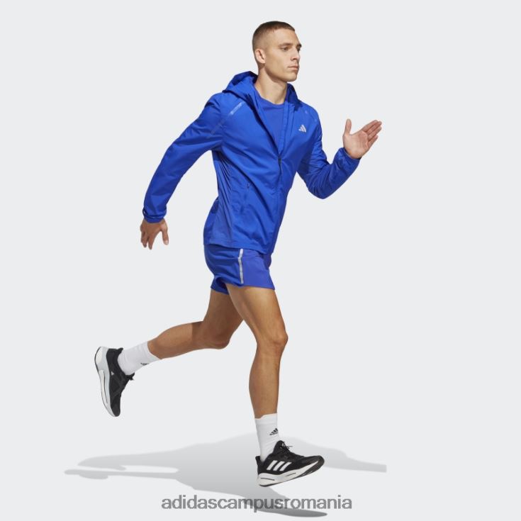 adidas campus romania 4 pantaloni scurți de alergare cu design albastru bărbați albastru J266N214014