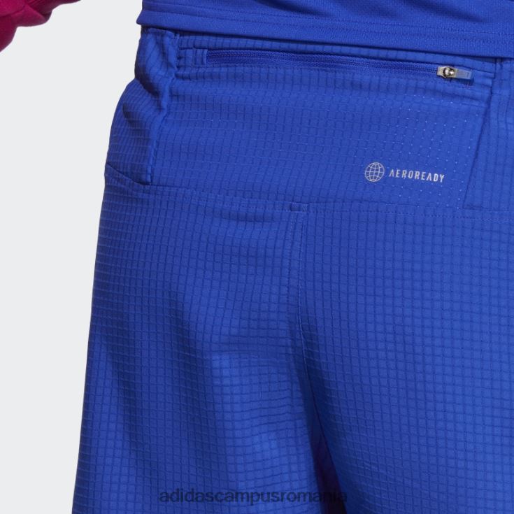 adidas campus romania 4 pantaloni scurți de alergare cu design albastru bărbați albastru J266N214014