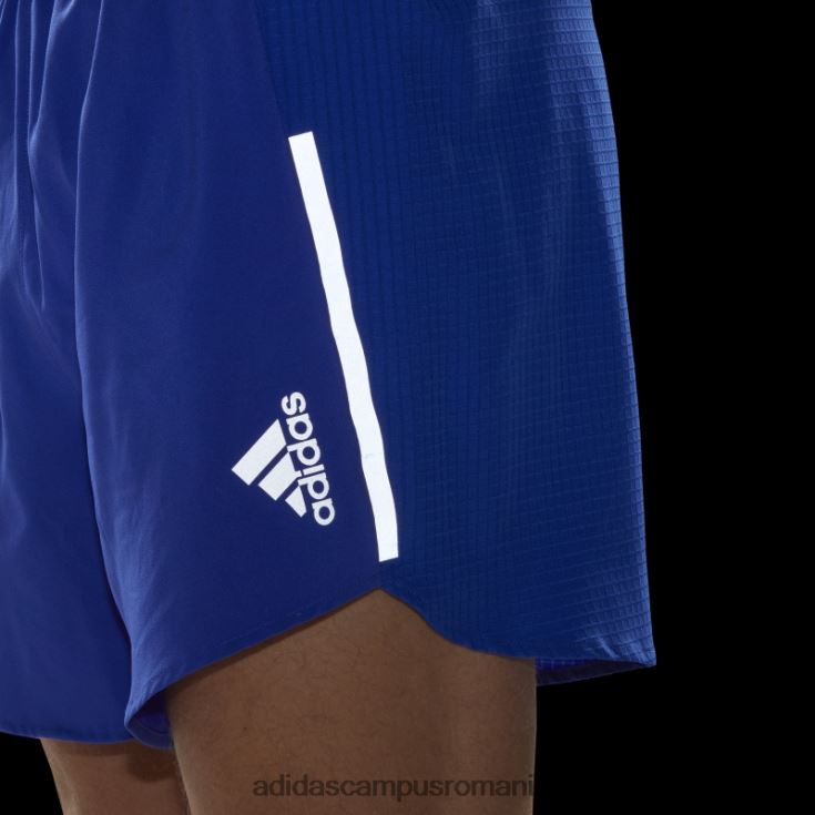 adidas campus romania 4 pantaloni scurți de alergare cu design albastru bărbați albastru J266N214014
