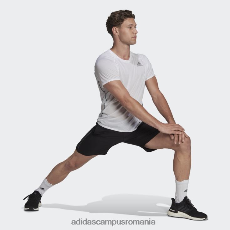 adidas campus romania Run icon, pantaloni scurți cu trei dungi reflectorizante, negru bărbați negru J266N214708
