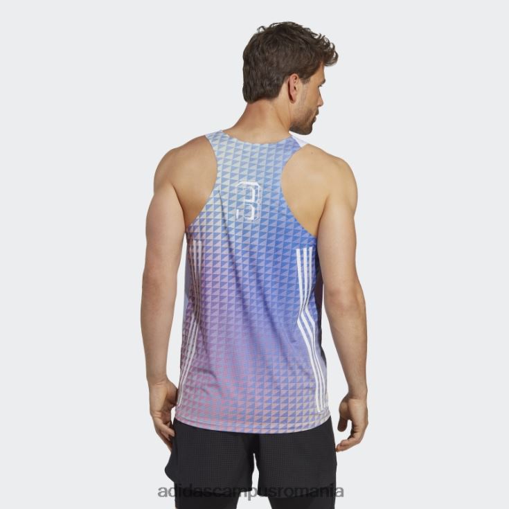 adidas campus romania adizero sasha zhoya semnătură singlet roz deschis adidas bărbați roz deschis/violet deschis J266N213728