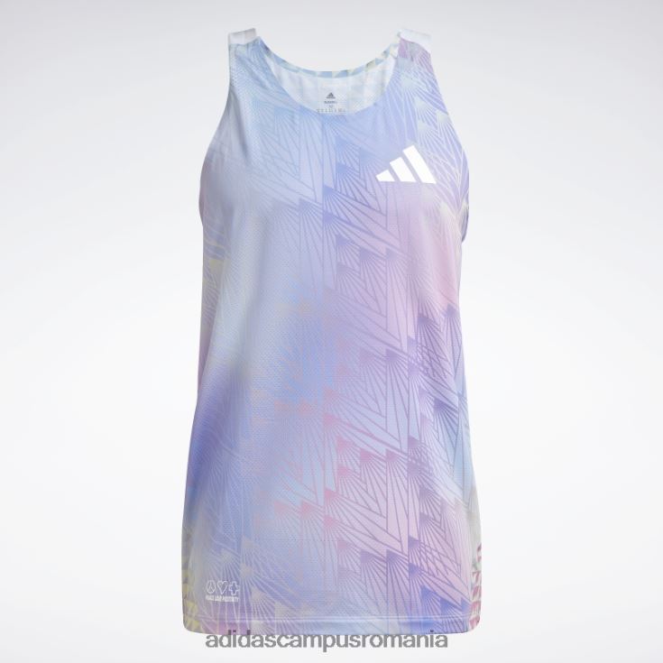 adidas campus romania adizero sasha zhoya semnătură singlet roz deschis adidas bărbați roz deschis/violet deschis J266N213728