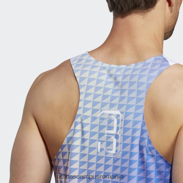 adidas campus romania adizero sasha zhoya semnătură singlet roz deschis adidas bărbați roz deschis/violet deschis J266N213728