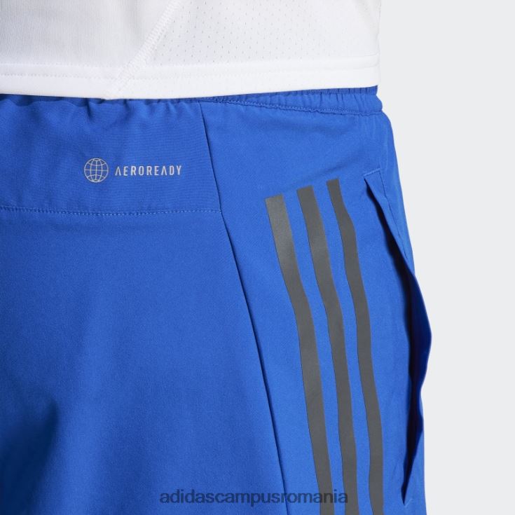 adidas campus romania albastru regal run icon pantaloni scurți complet reflectorizante cu 3 dungi adidas bărbați albastru regal J266N215033