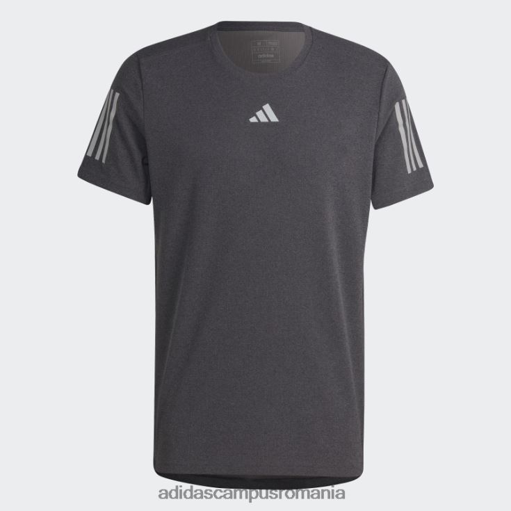 adidas campus romania black melange own the run heather tee bărbați melange negru J266N26221