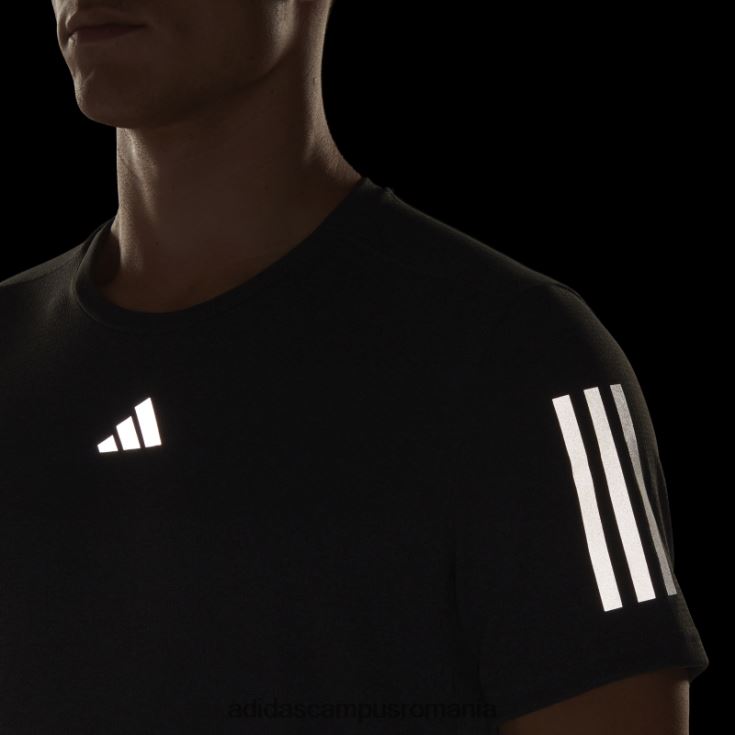 adidas campus romania black melange own the run heather tee bărbați melange negru J266N26221