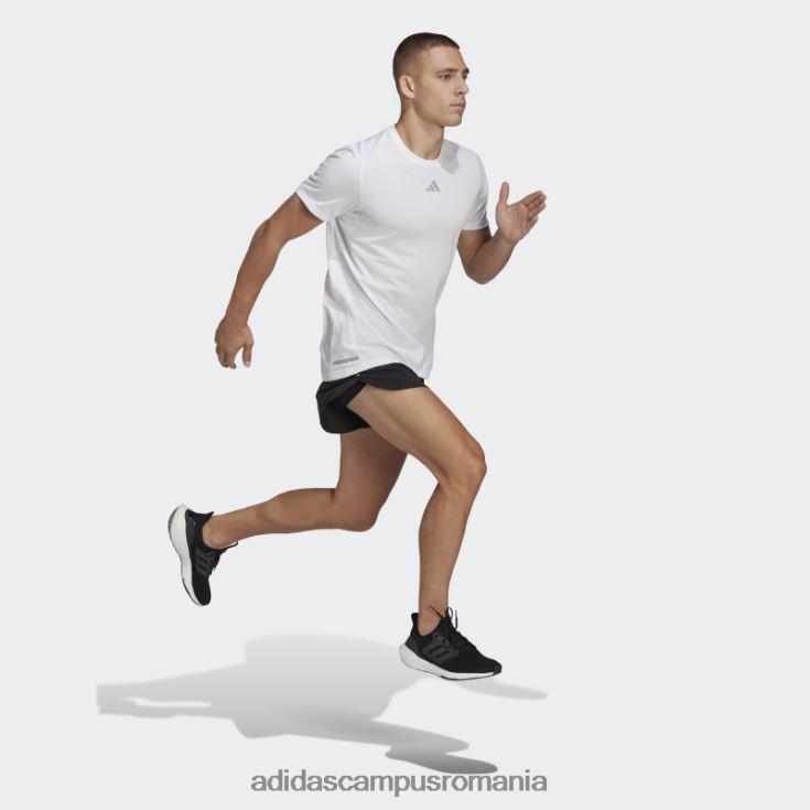 adidas campus romania black own the run split pantaloni scurți moda bărbați negru J266N23634