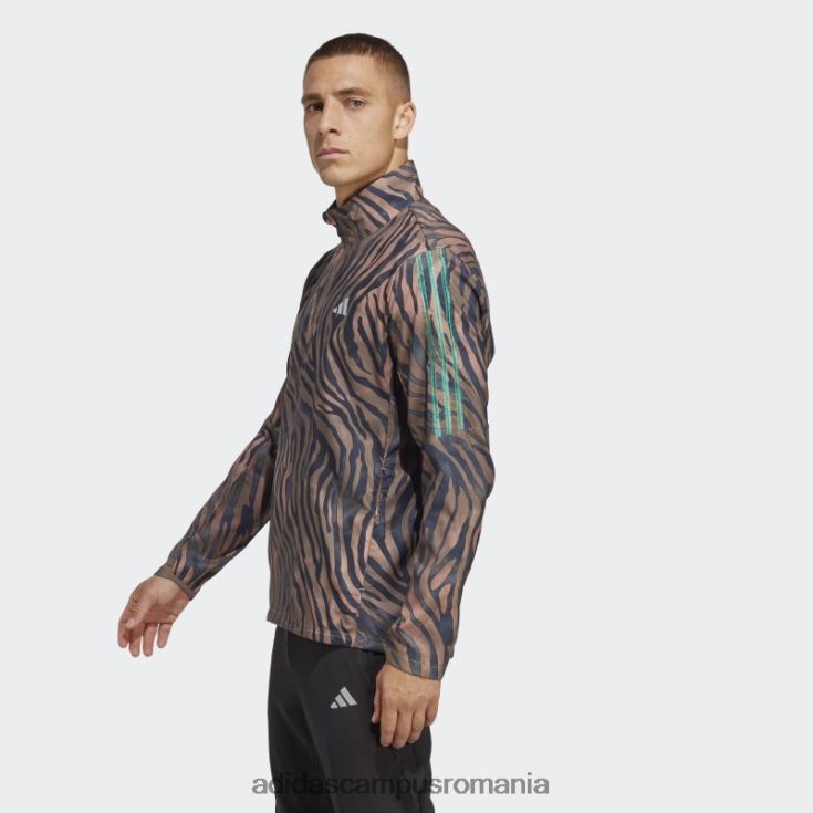 adidas campus romania break the norm jachetă cu fermoar 1/2 multicolor bărbați multicolor/argila J266N214300