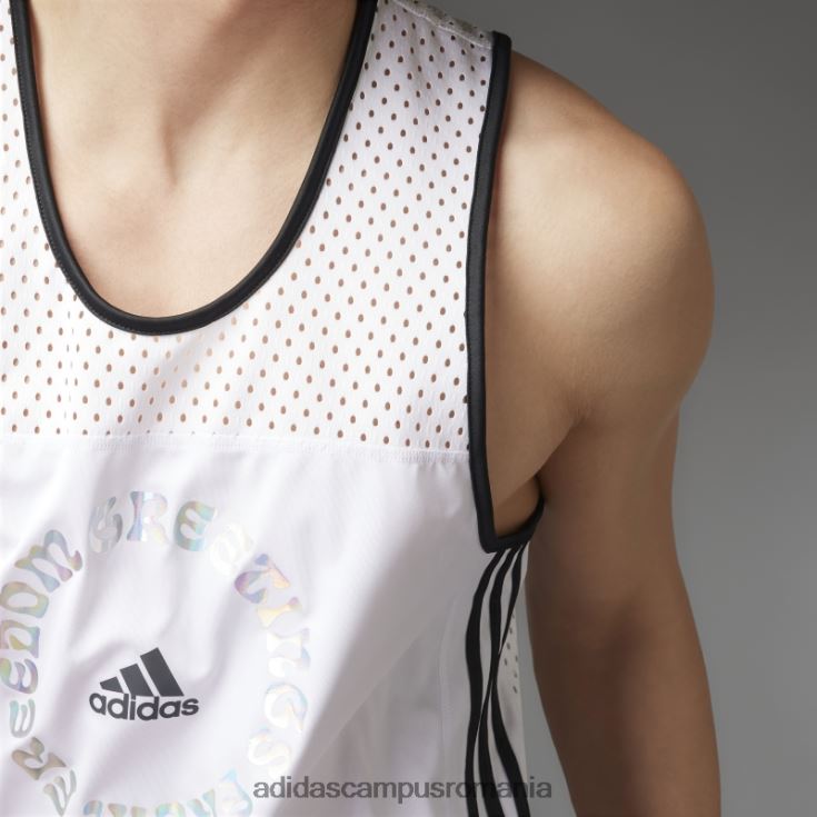 adidas campus romania break the norm tank top alb bărbați alb J266N214726