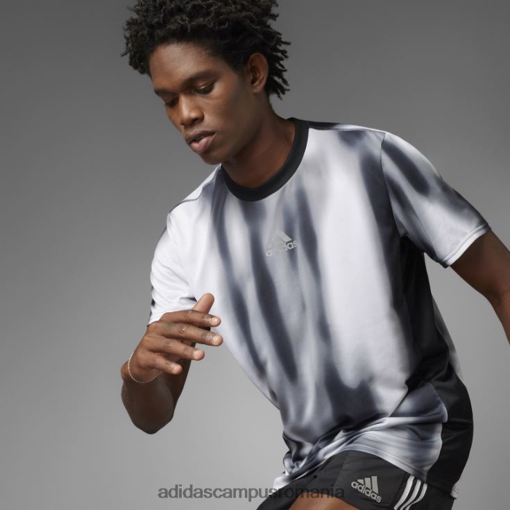 adidas campus romania break the norm tricou gri bărbați gri/negru/alb J266N214870