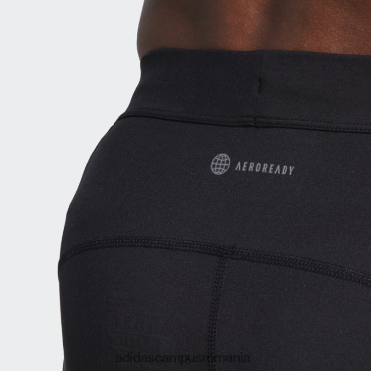 adidas campus romania deține alergatul 1/2 jambiere negre bărbați negru J266N25911