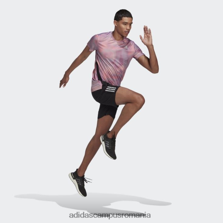 adidas campus romania dețineți tricou colorblock portocaliu bărbați portocaliu/liliac/negru J266N214623