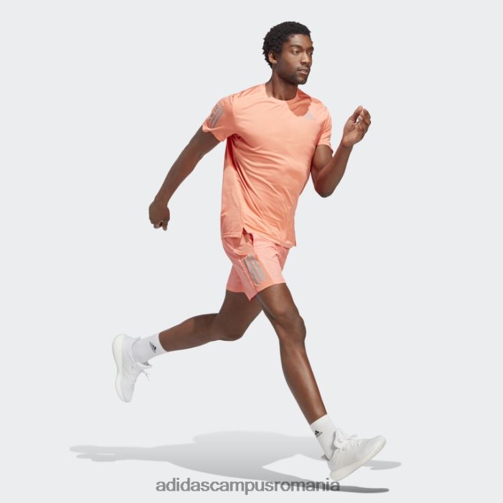 adidas campus romania deține tricou adidas coral bărbați coral/argint J266N25886