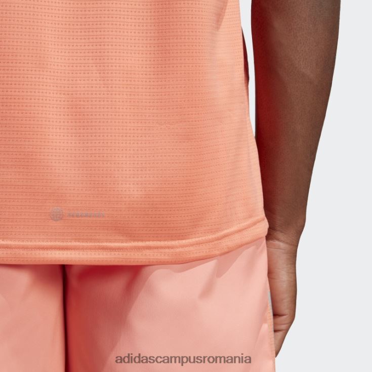 adidas campus romania deține tricou adidas coral bărbați coral/argint J266N25886