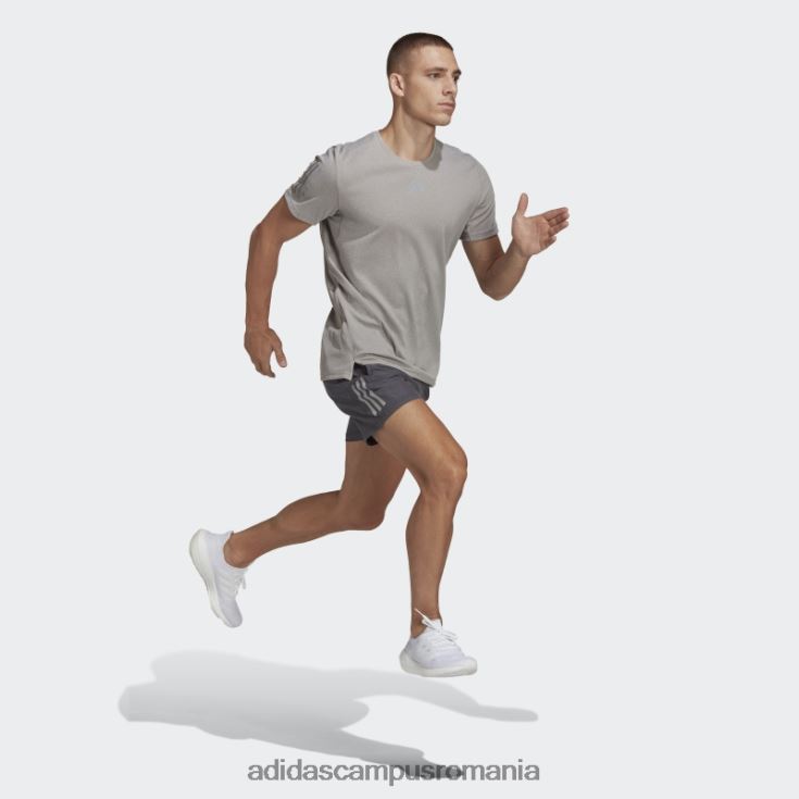 adidas campus romania gri mediu own the run heather tricou bărbați gri mediu J266N25692