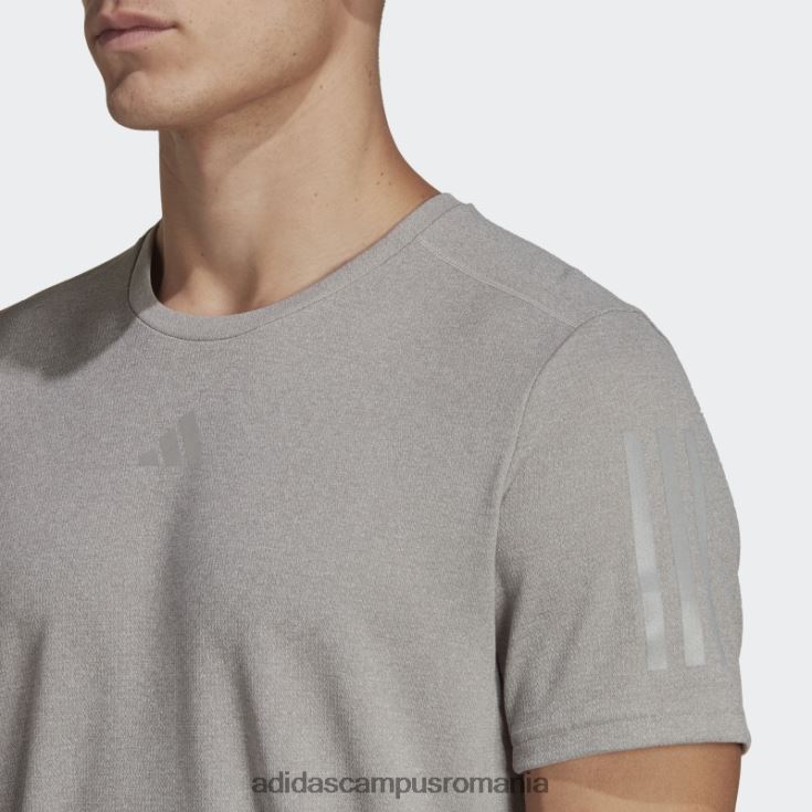 adidas campus romania gri mediu own the run heather tricou bărbați gri mediu J266N25692