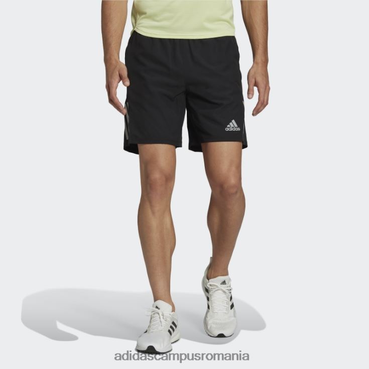 adidas campus romania hot own the run pantaloni scurți argintii bărbați negru argintiu J266N25348