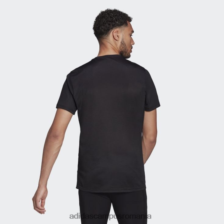 adidas campus romania hot own the run tee argintiu bărbați negru argintiu J266N26216