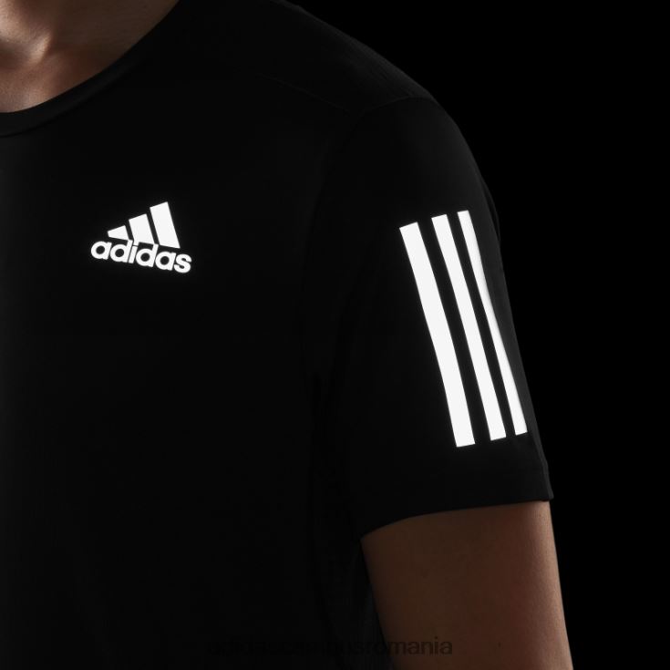 adidas campus romania hot own the run tee argintiu bărbați negru argintiu J266N26216